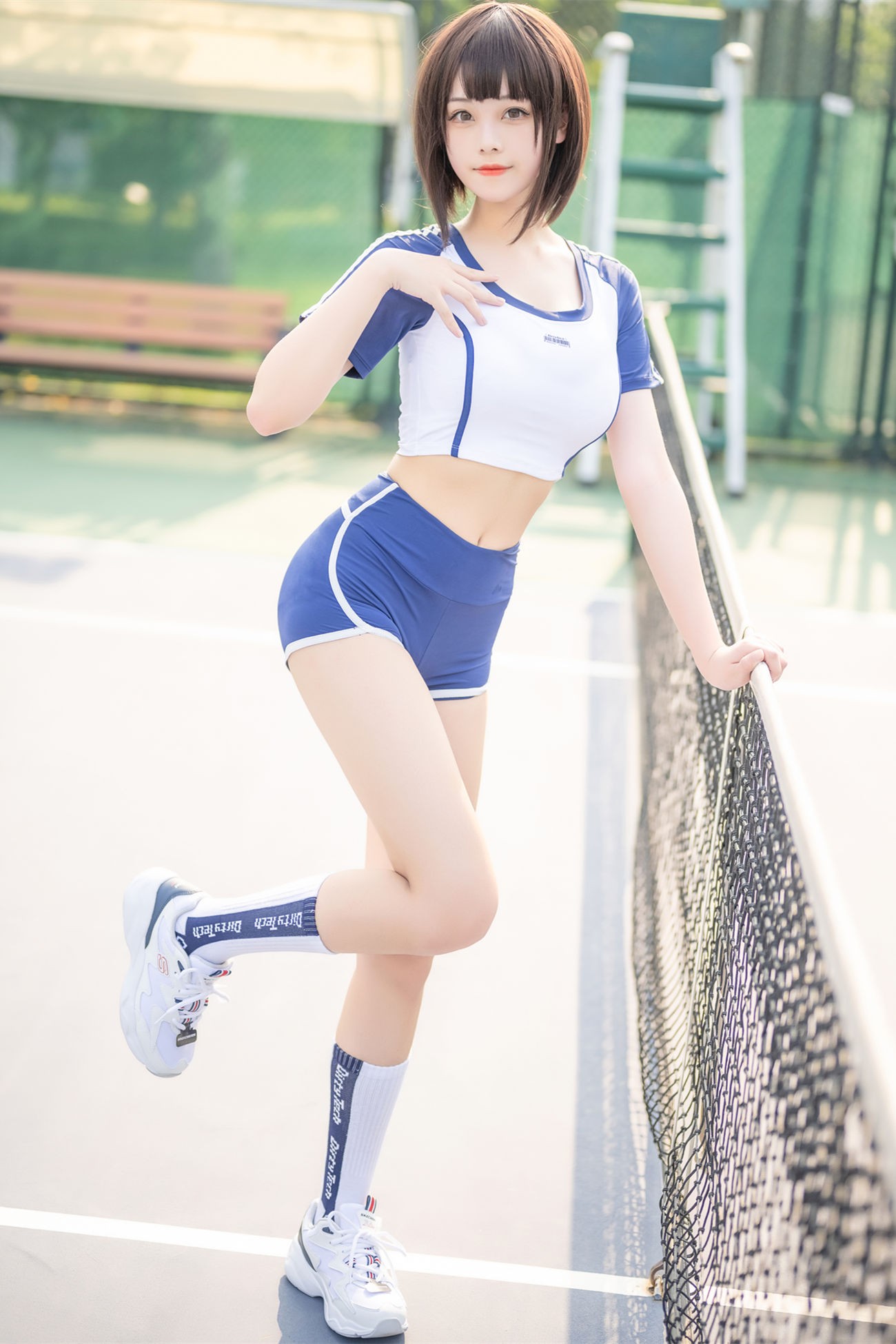 蜜汁猫裘 体操服-COS世界