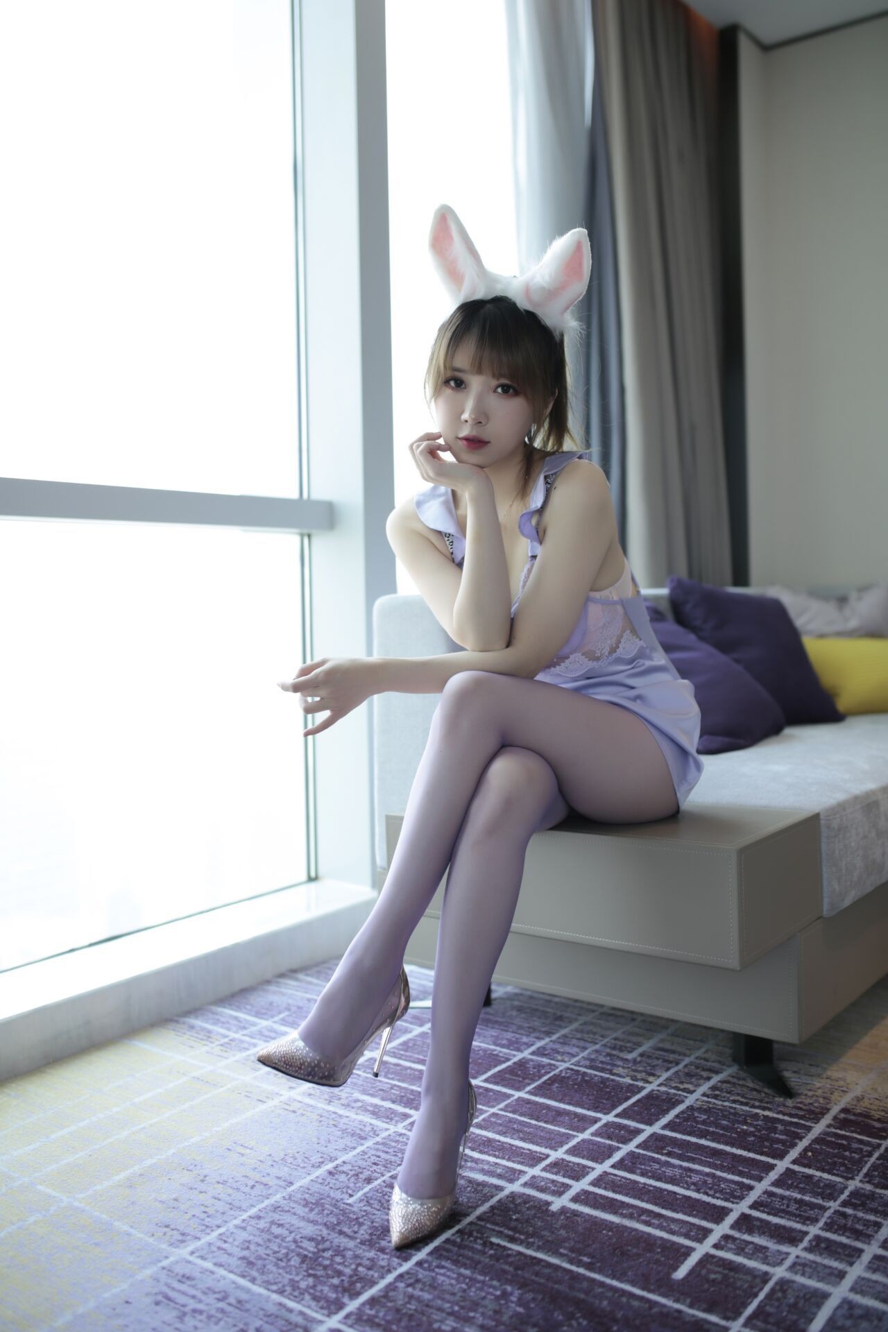 图片[4]-小女巫露娜 粉紫兔兔-COS世界
