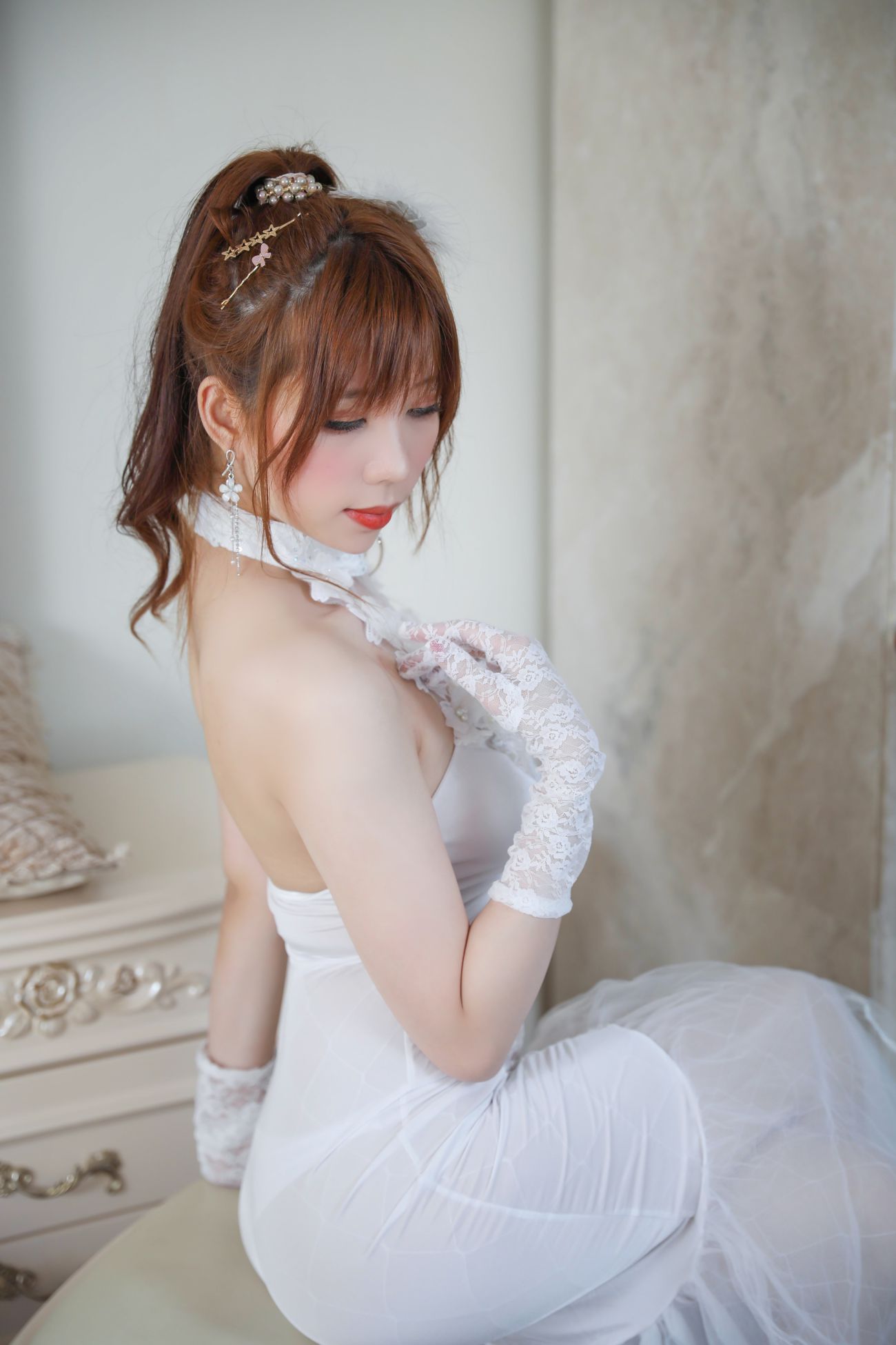 图片[3]-鹿野希 白礼服-COS世界