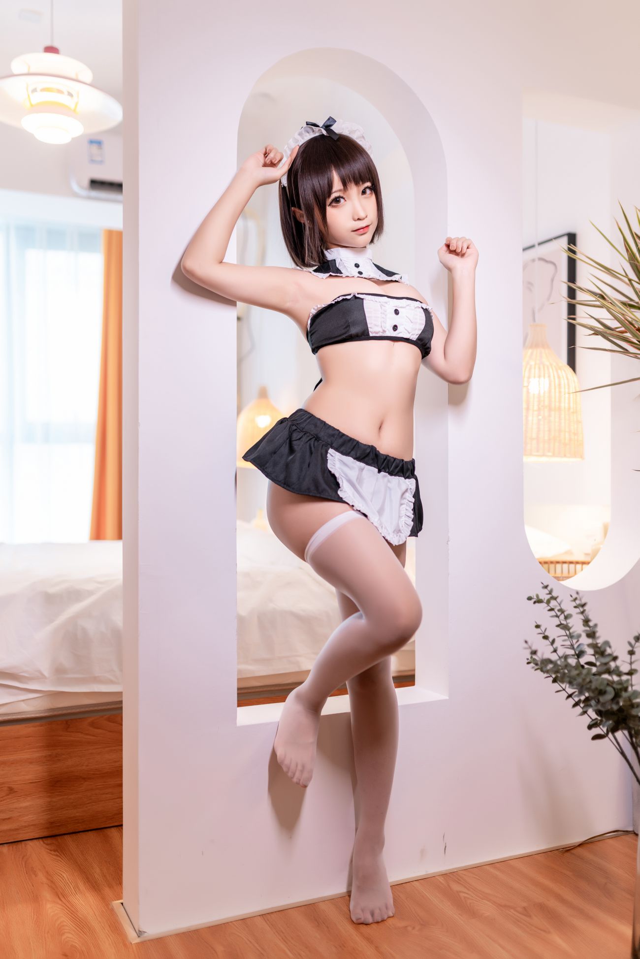 图片[3]-蠢沫沫 撩汉女仆-COS世界