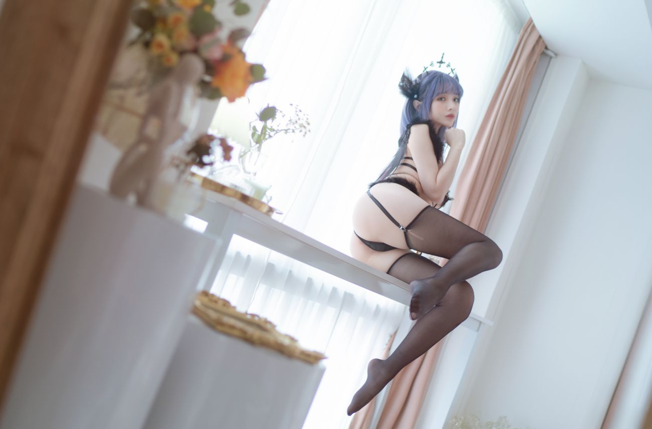 图片[4]-雯妹不讲道理 黑色天使-COS世界
