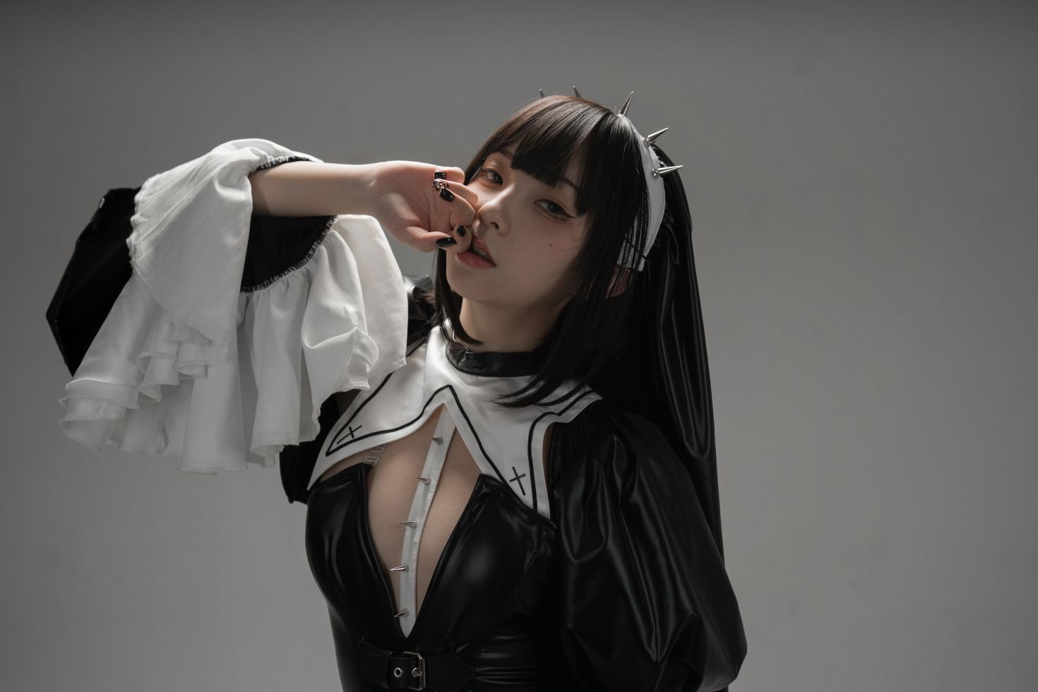 图片[3]-花铃 黑丝修女-COS世界