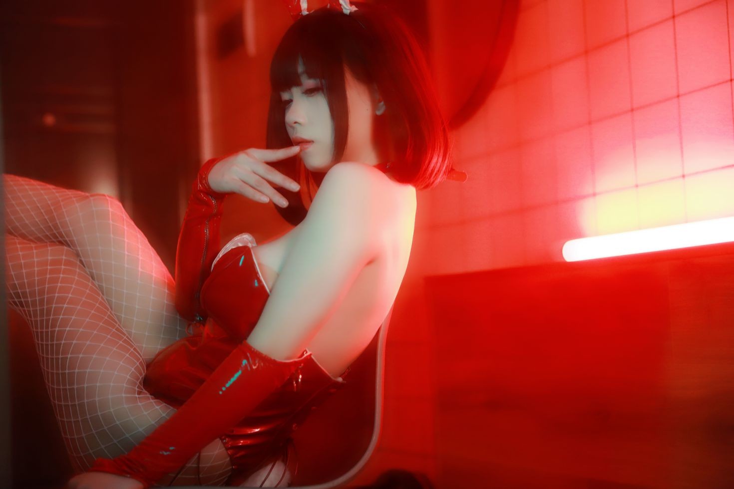 图片[4]-末夜 红色兔女郎-COS世界