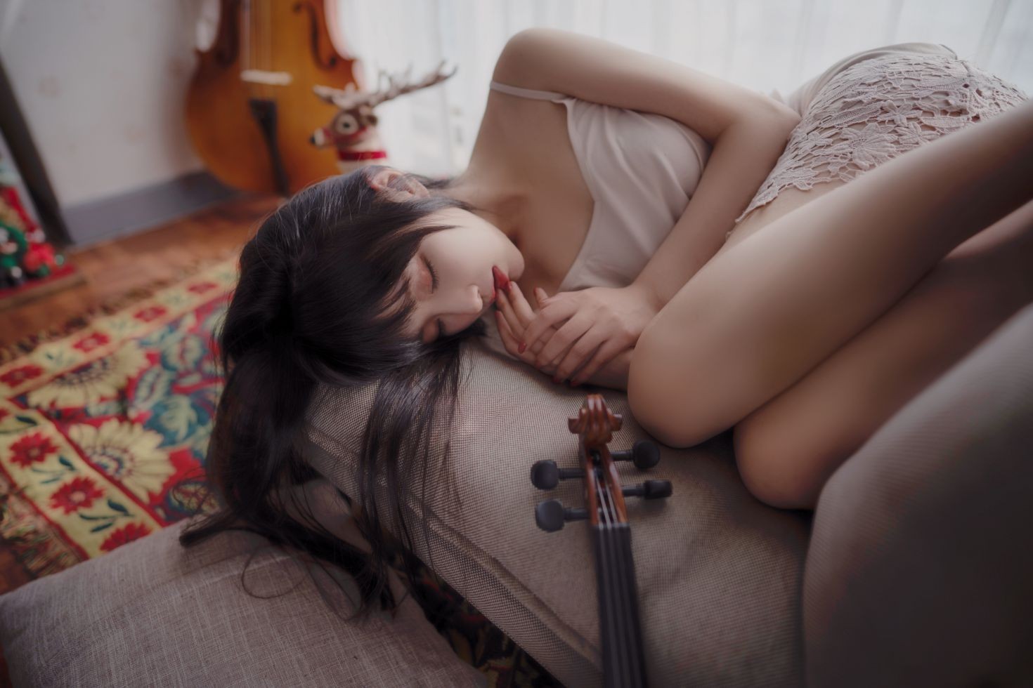 图片[4]-小鹿鹿 长发姑娘-COS世界