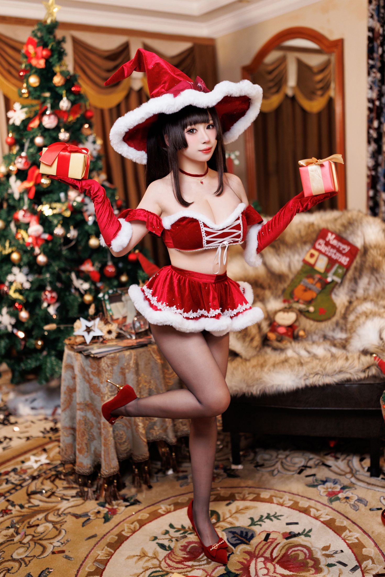 图片[4]-胡桃猫 魔女圣诞夜-COS世界