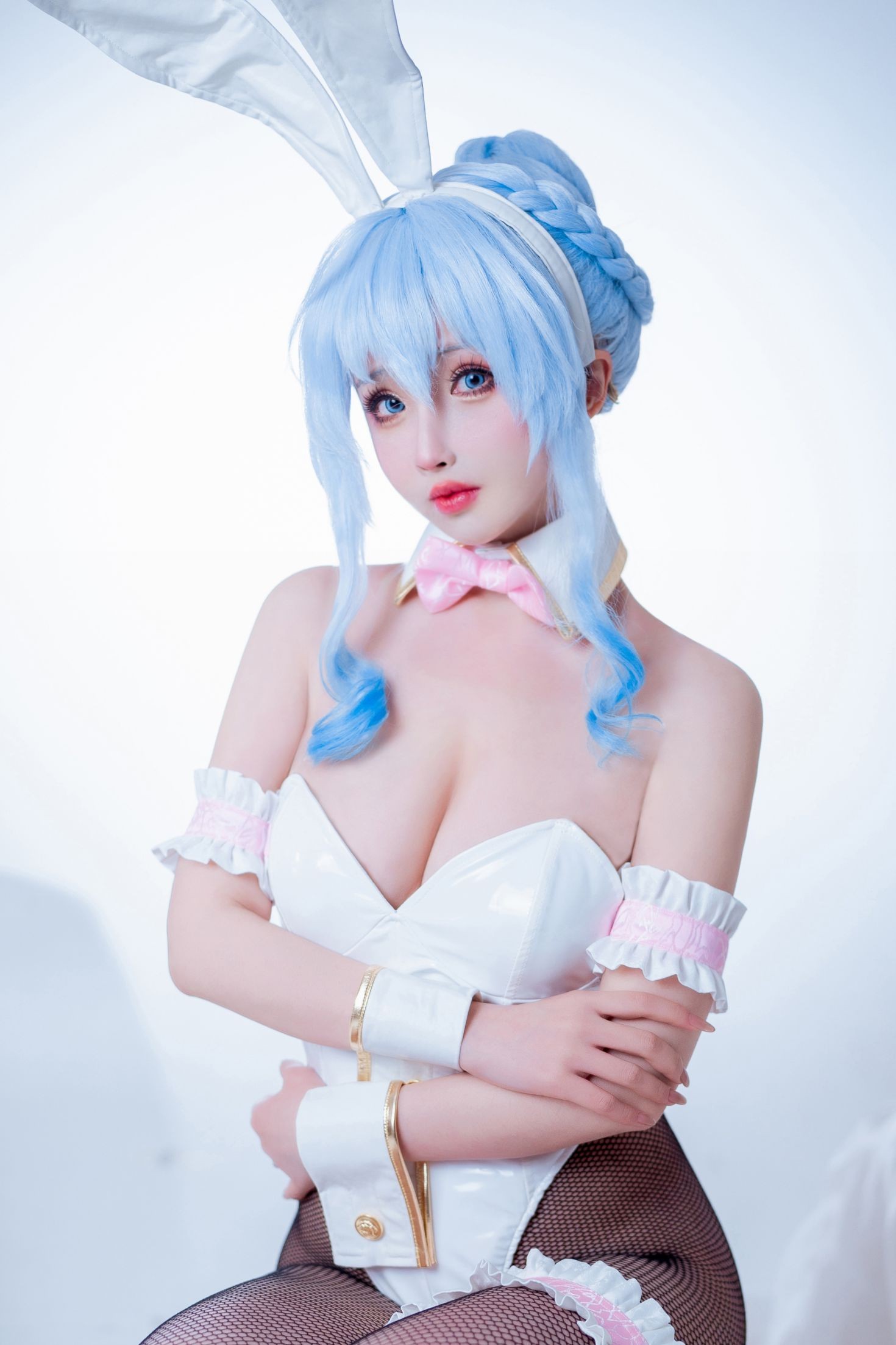 图片[3]-肉扣热热子 雪女兔女郎-COS世界