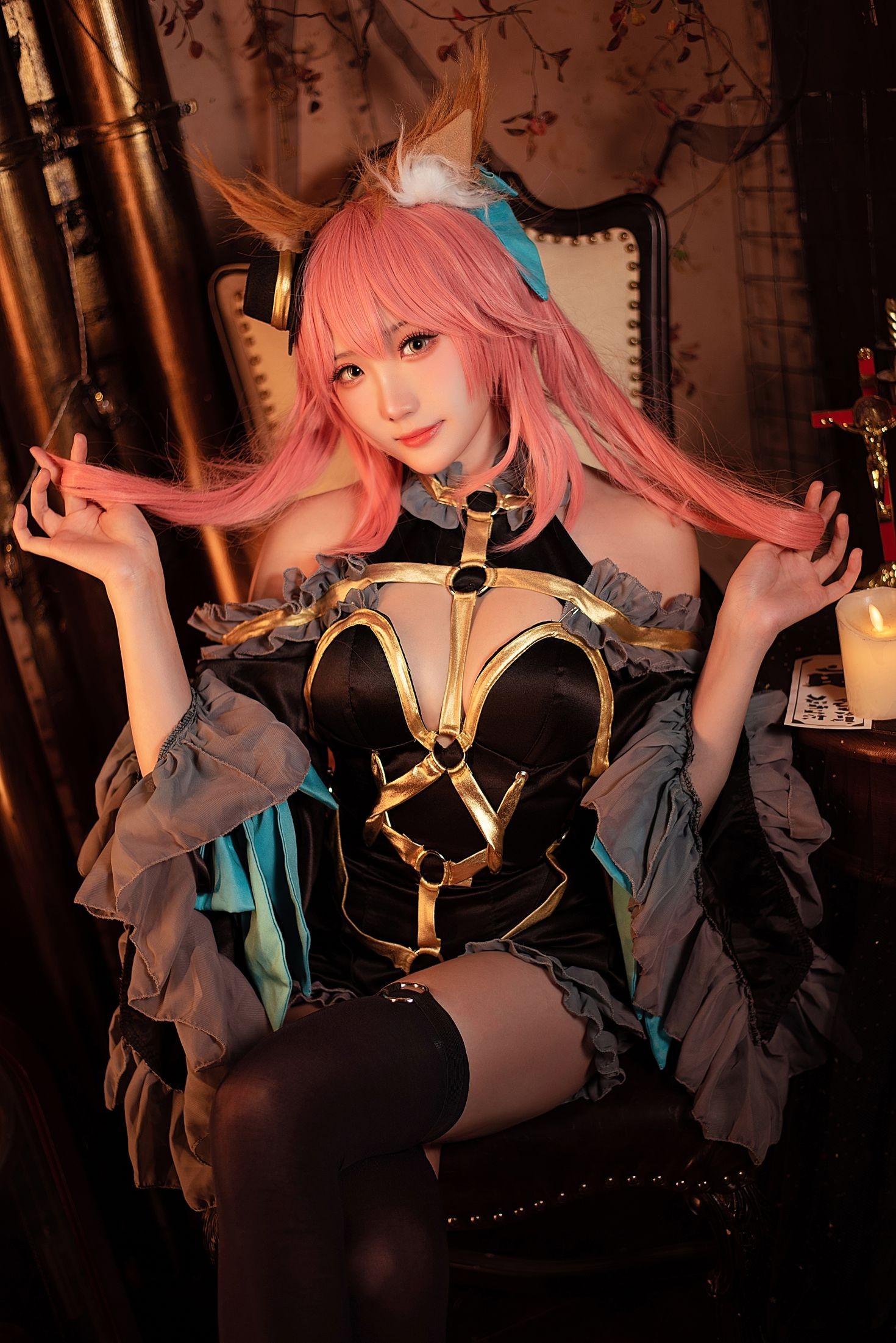 图片[2]-瓜希酱 漆黑魔术服-COS世界