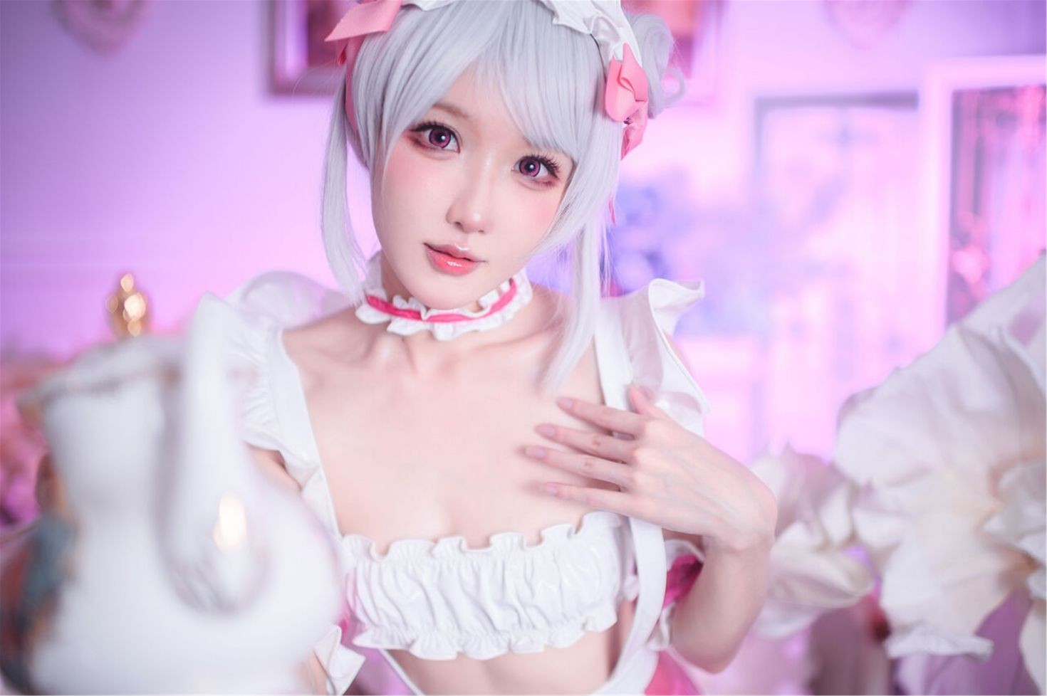 图片[4]-阿包也是兔娘 七夕粉粉女仆-COS世界