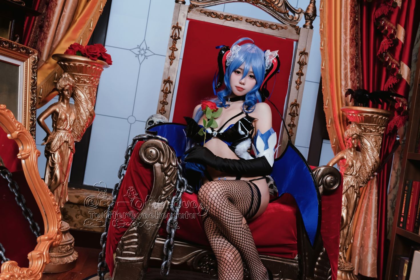 图片[3]-咬一口兔娘 甘雨魅魔-COS世界