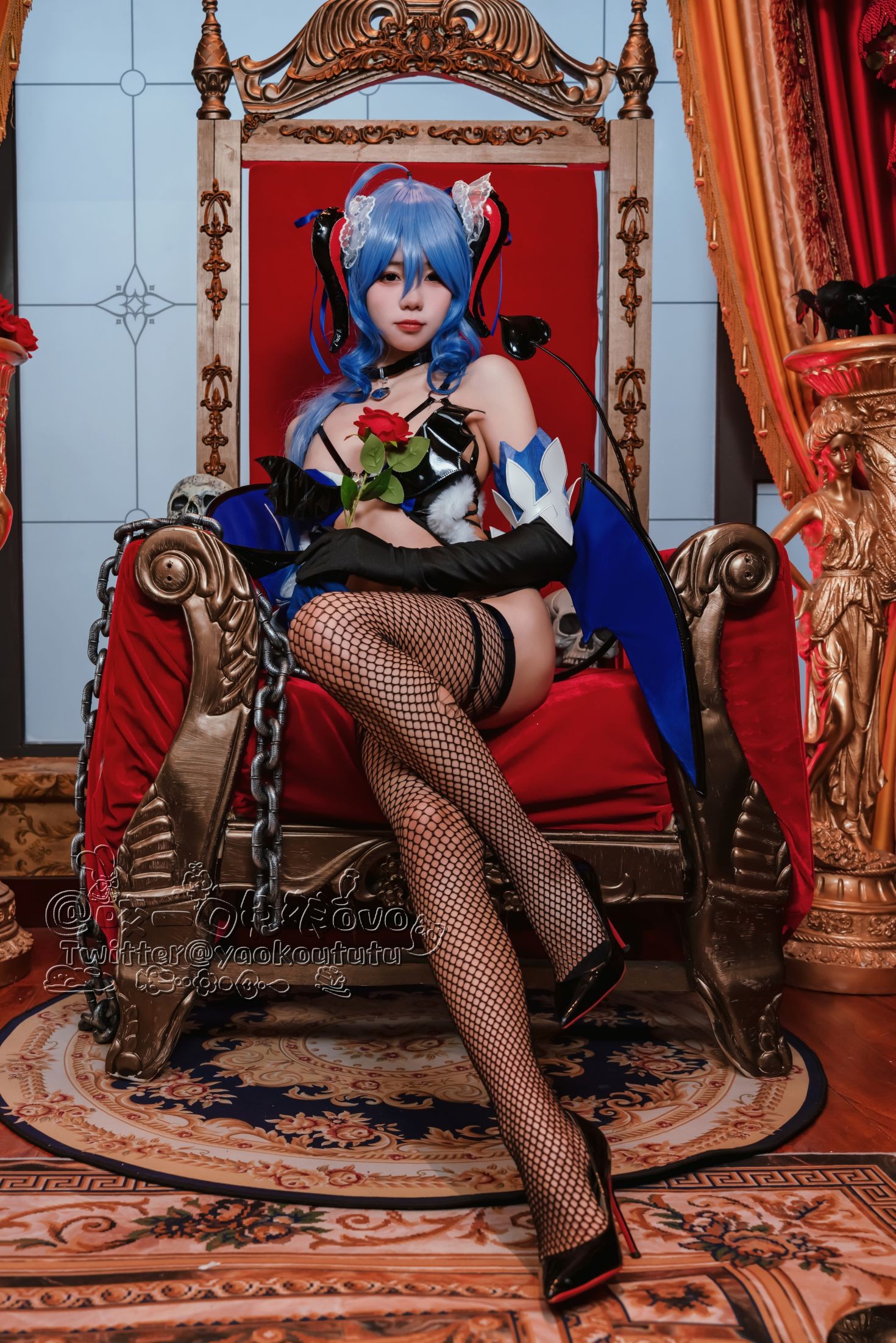 图片[2]-咬一口兔娘 甘雨魅魔-COS世界