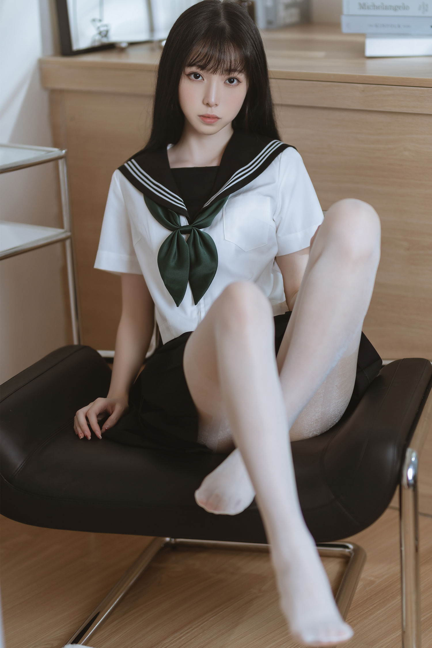 许岚 白丝水手服-COS世界