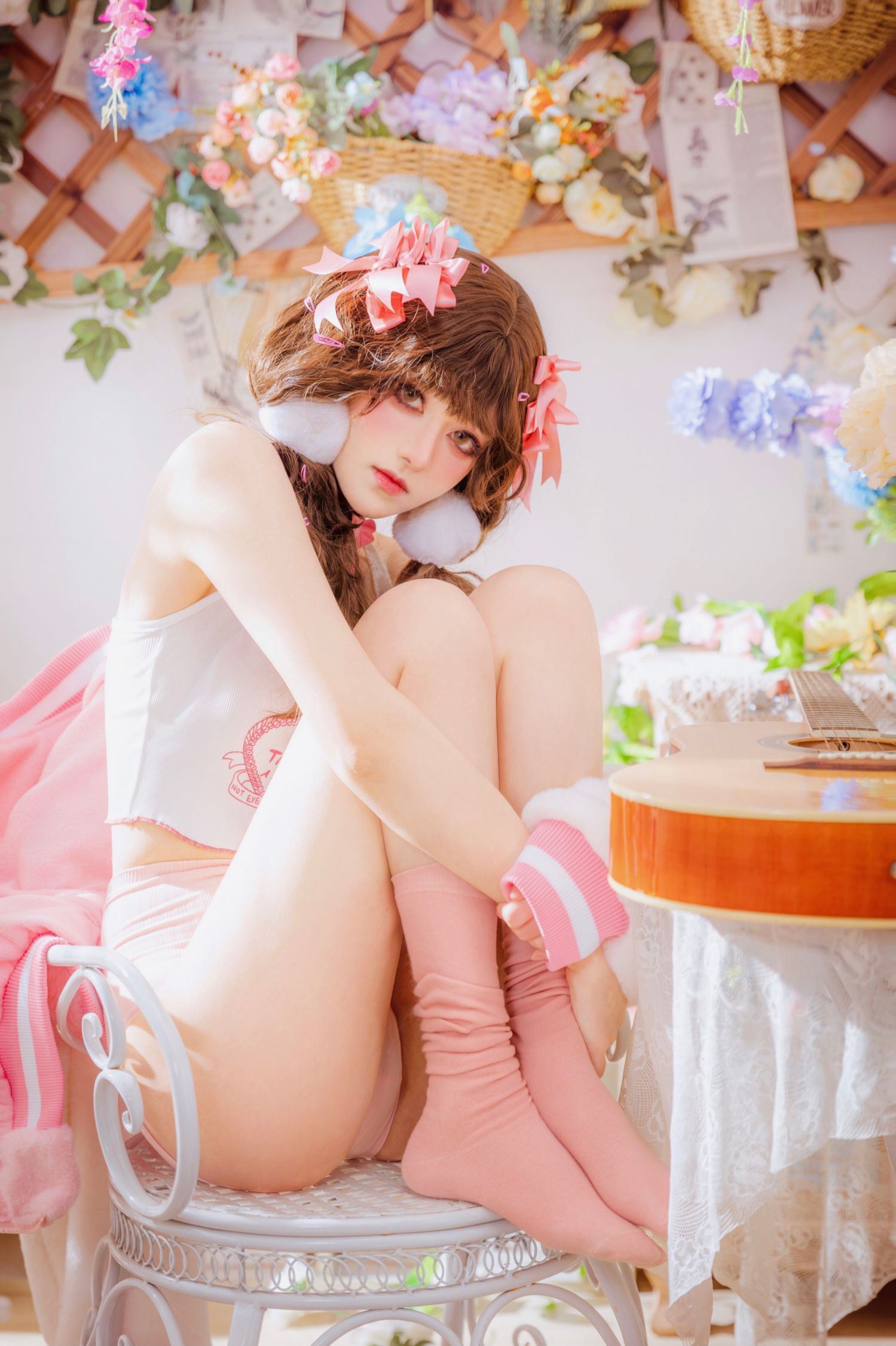 图片[2]-南桃 少女吉他与蝴蝶结-COS世界
