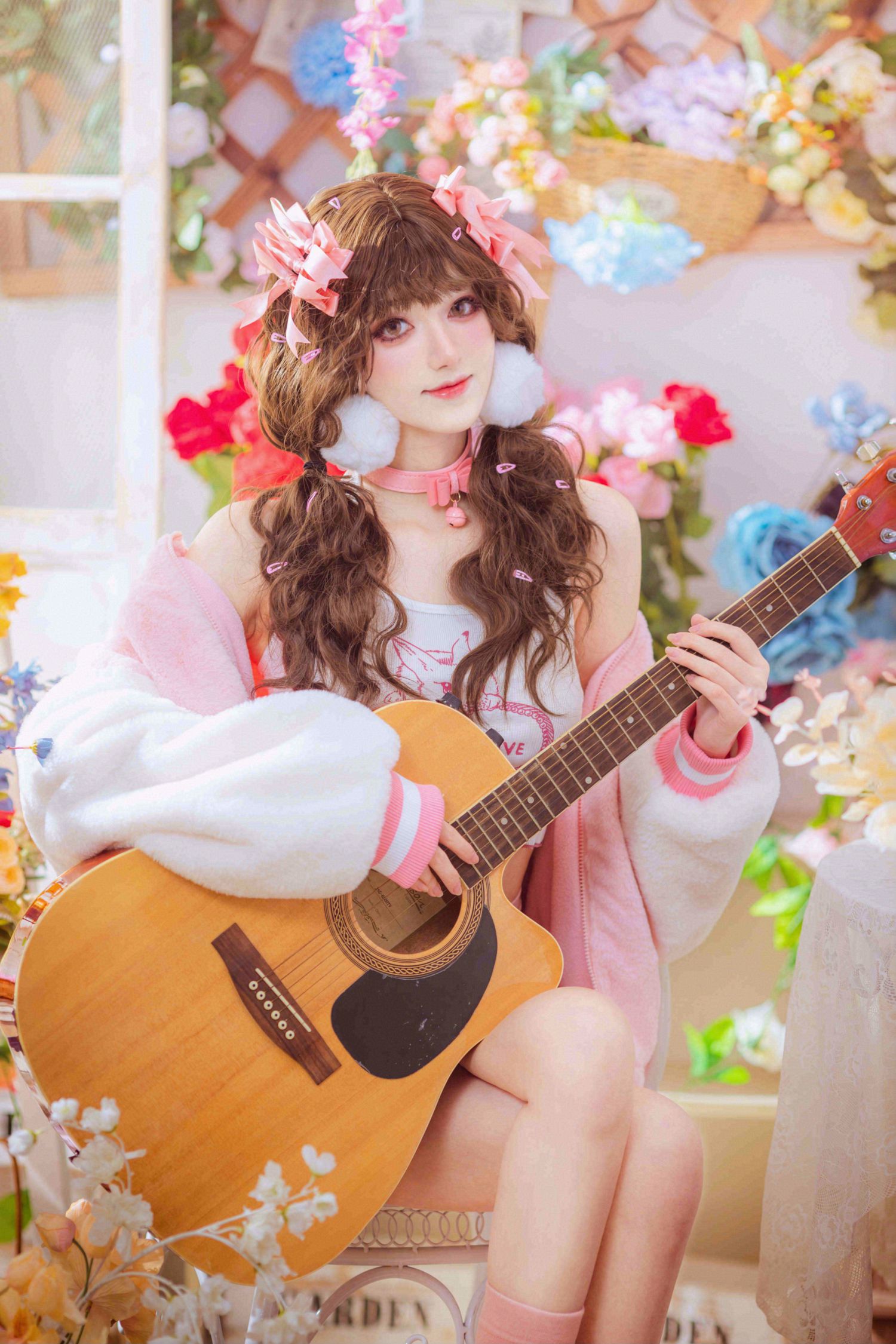 图片[3]-南桃 少女吉他与蝴蝶结-COS世界