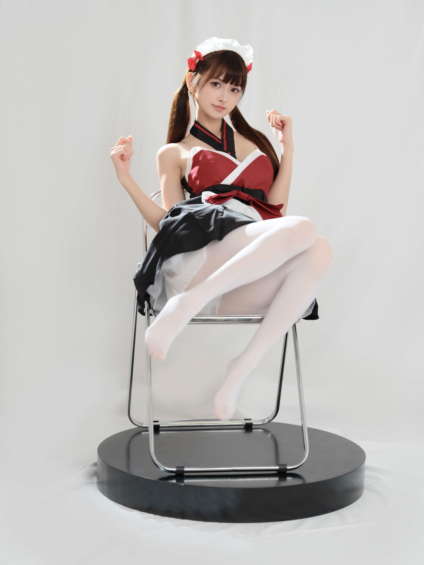 图片[3]-河豚抚子 红衣小女仆-COS世界