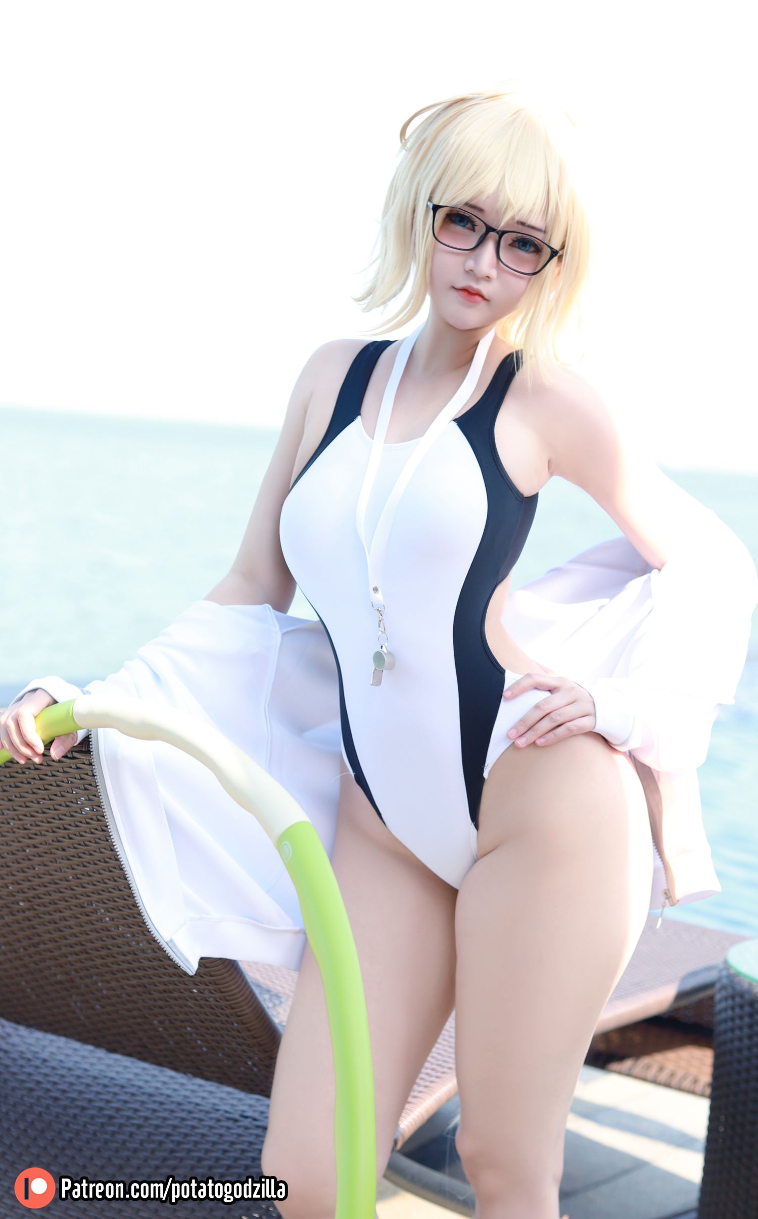 图片[4]-Potato Godzilla Jeanne Arc Swimsuit-COS世界