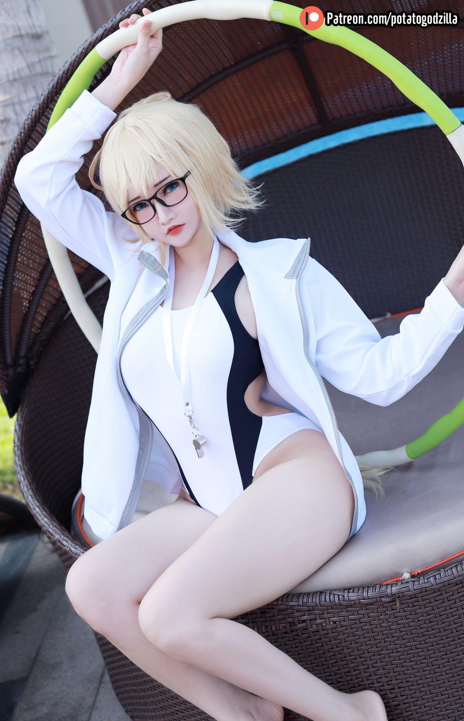 图片[2]-Potato Godzilla Jeanne Arc Swimsuit-COS世界