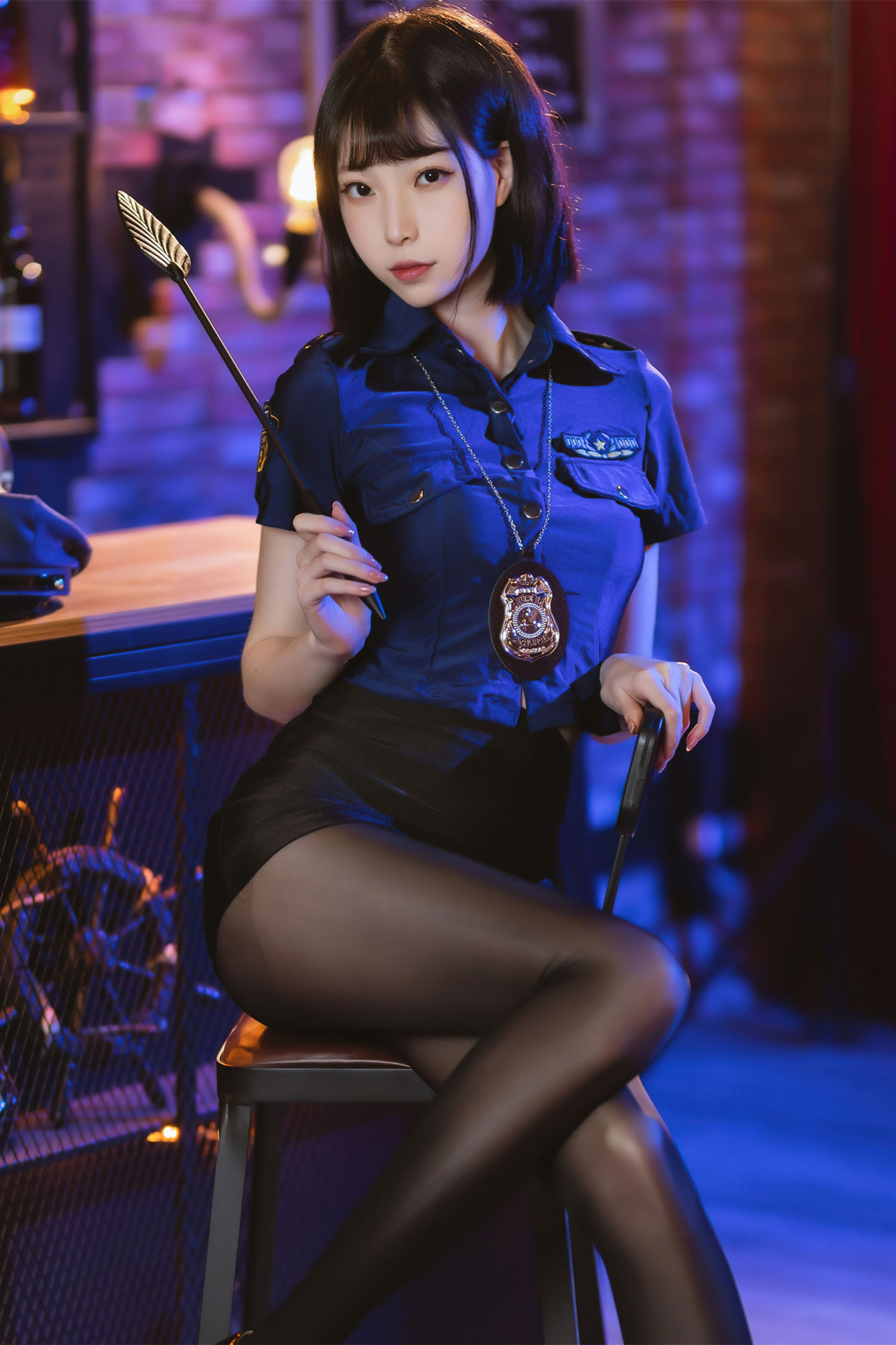 许岚 黑丝制服-COS世界