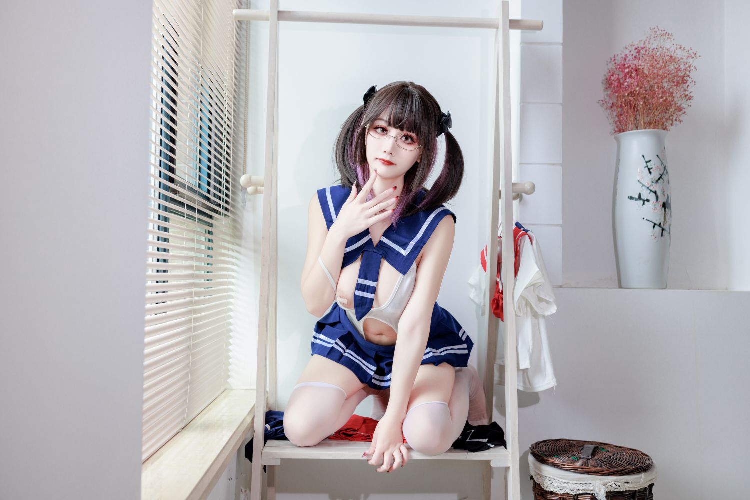 图片[4]-阿雪雪 连体水手服-COS世界