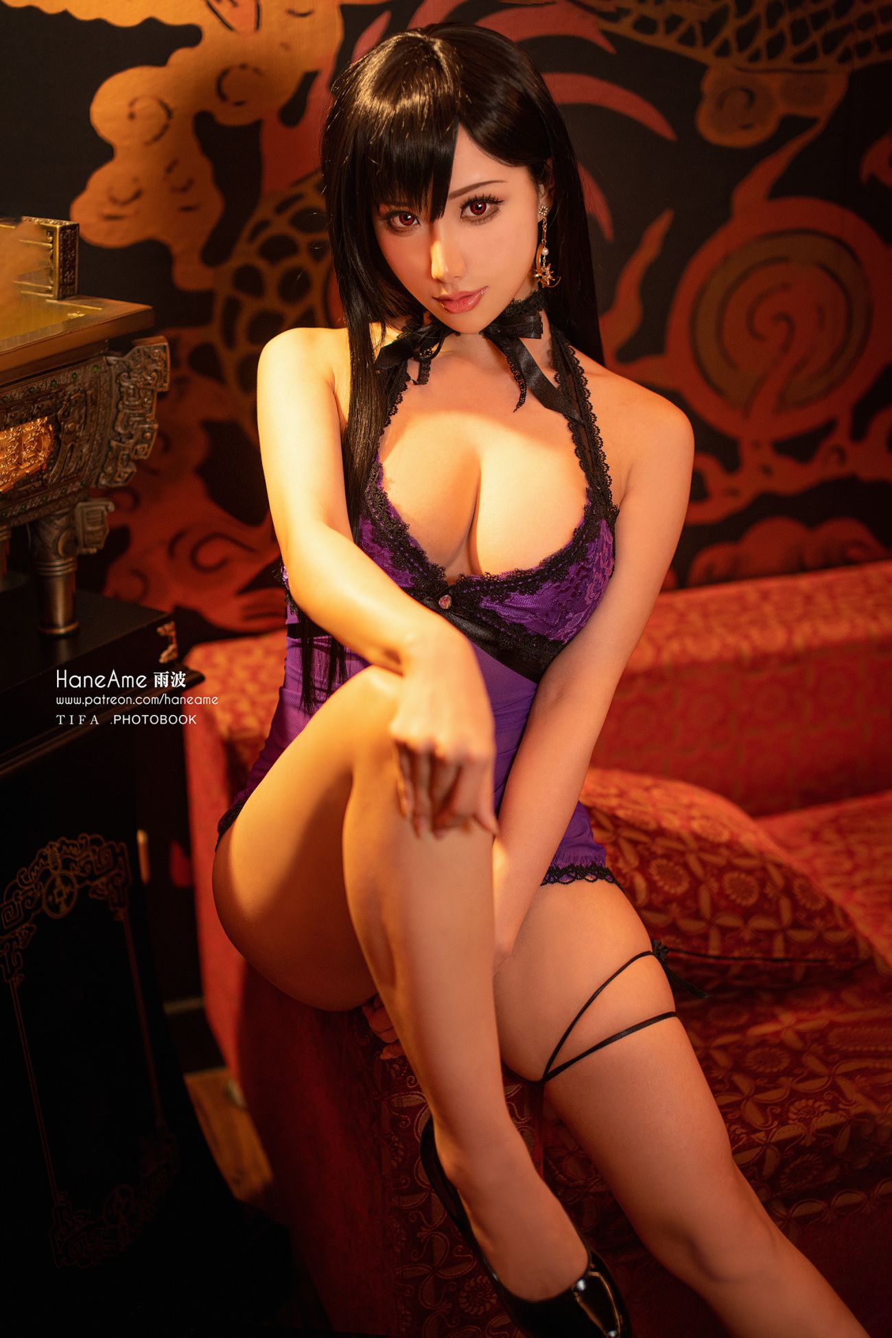 图片[5]-Hane Ame 雨波写真 蒂法 gown禮服-COS世界