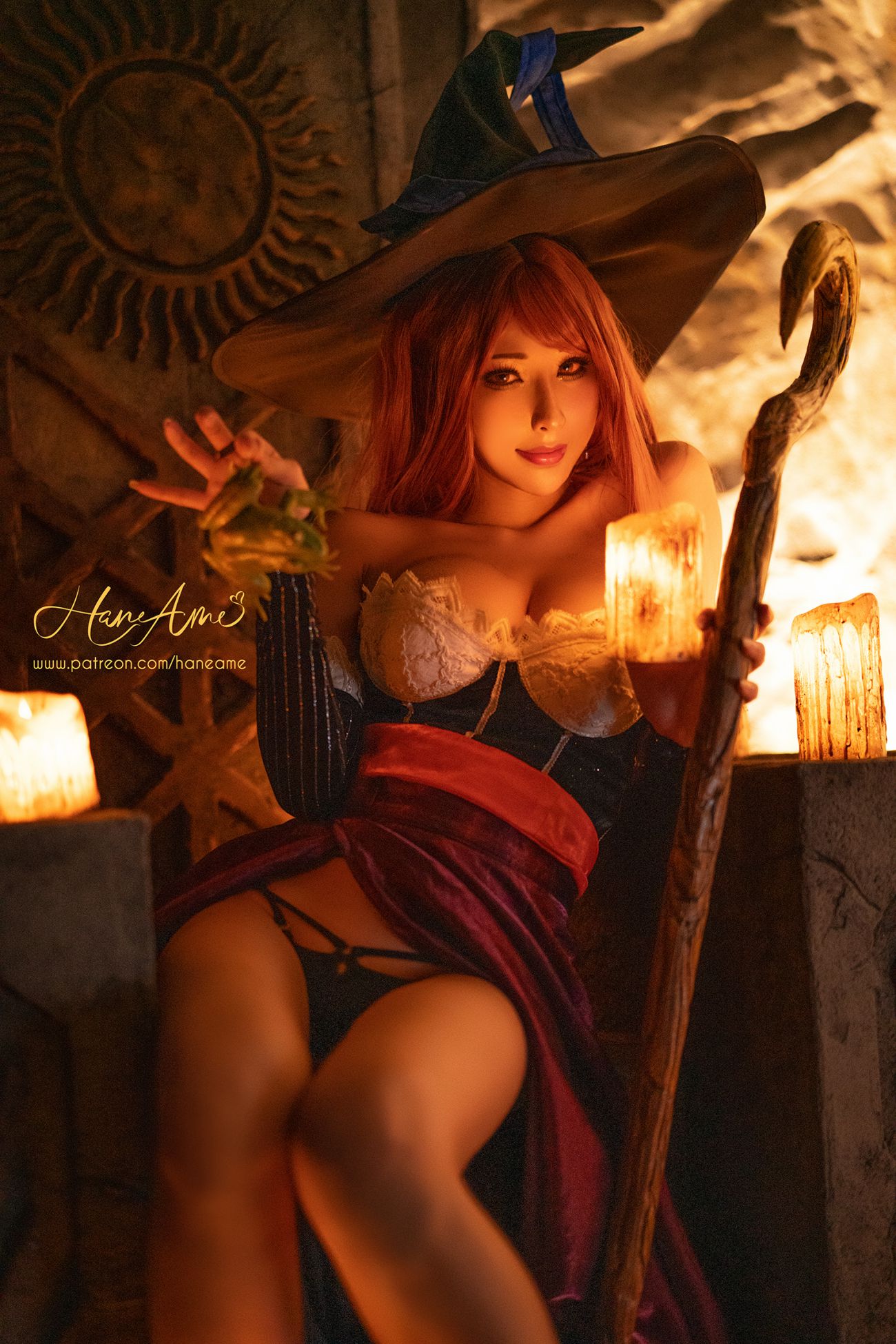 Hane Ame 雨波写真 魔龙宝冠术士-COS世界