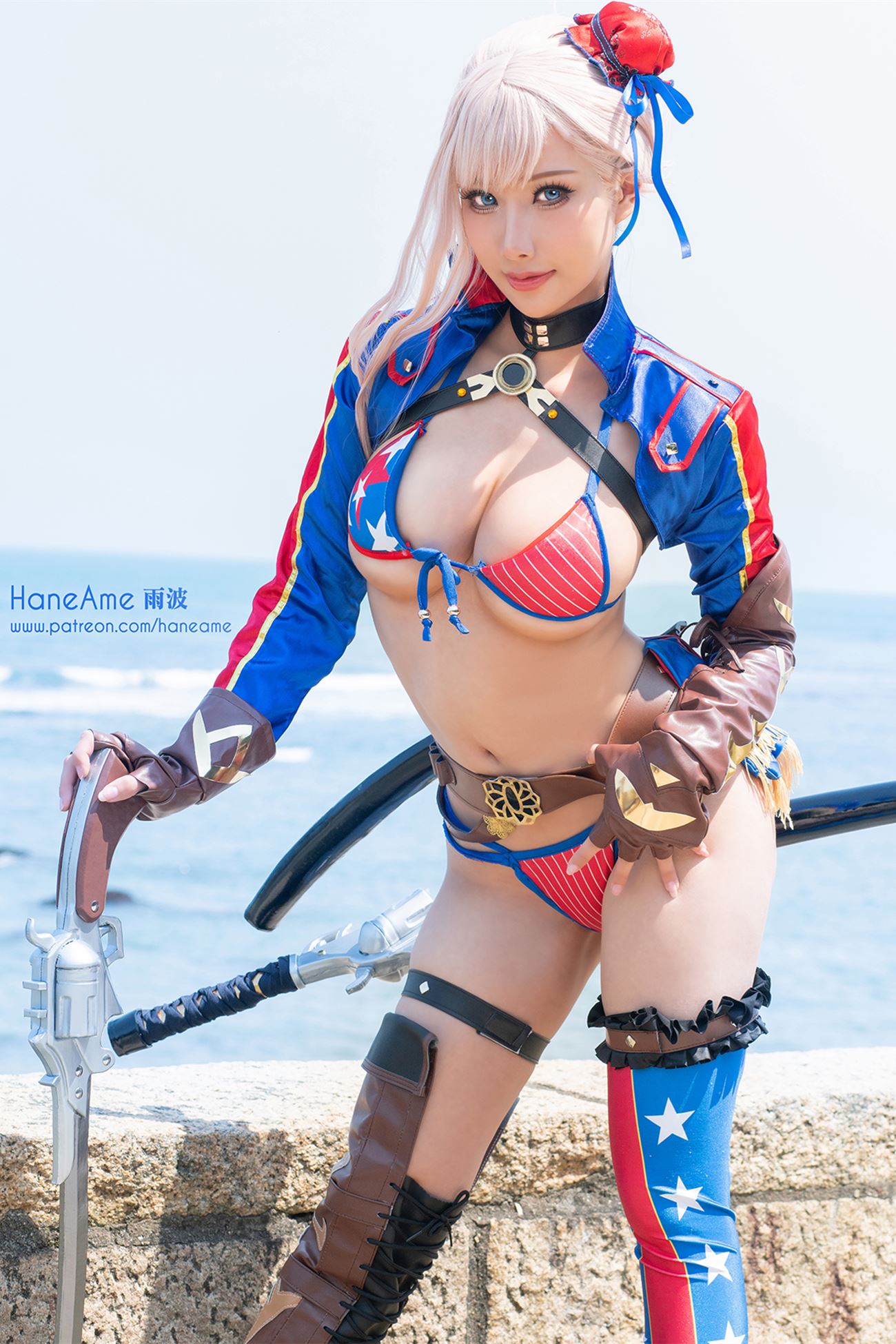 Hane Ame雨波写真 武藏泳装-COS世界